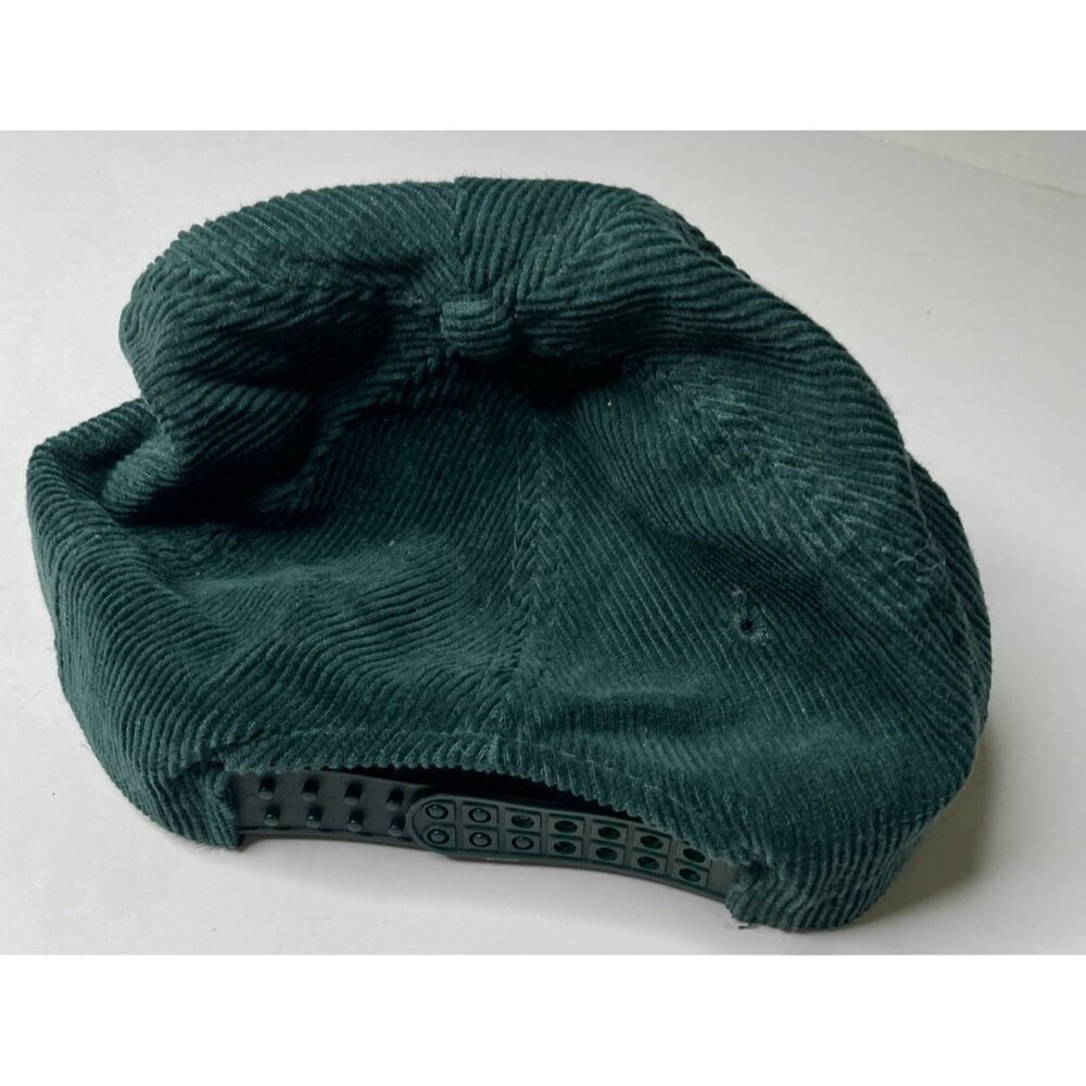 Vintage Petro Marine Services Alaska Corduroy Ball Snap Back Cap Hat Green - Picture 6 of 6